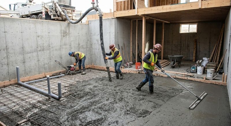 Basement Concrete Installation in New Rochelle, NY