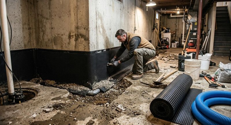 Basement Concrete Installation in Nyack, NY