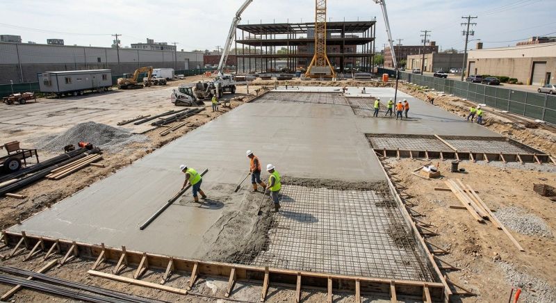 Commercial Slab Construction in Long Beach, NY