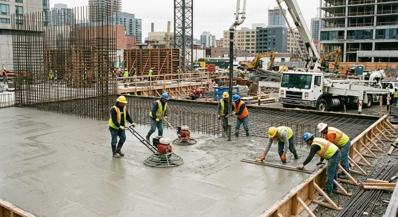 Commercial Slab Installation in Irvington, NY