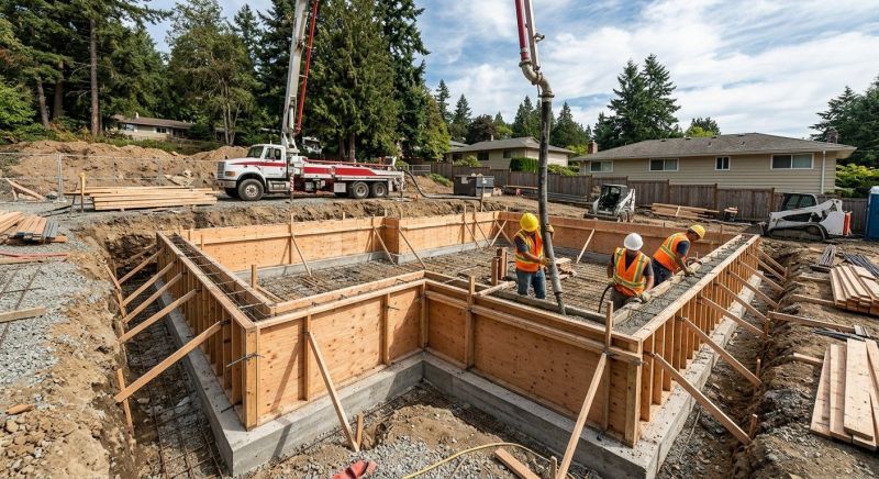 Concrete Foundation Installation in Bergenfield, NJ