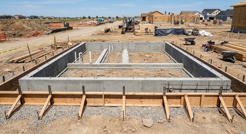 Concrete Foundation Installation in Hempstead, NY