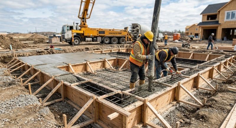 Concrete Foundation Installation in Iselin, NJ