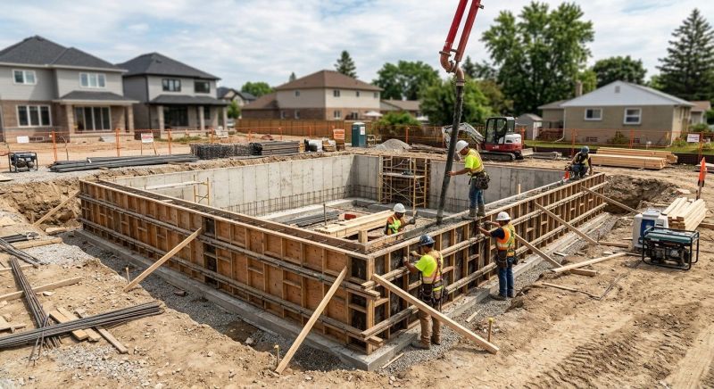 Foundation Construction in Madison, NJ