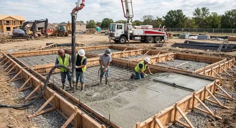 Foundation Wall Pouring in Bloomfield, NJ