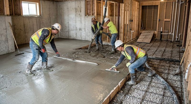 Basement Concrete Installation in Rockland County, NY